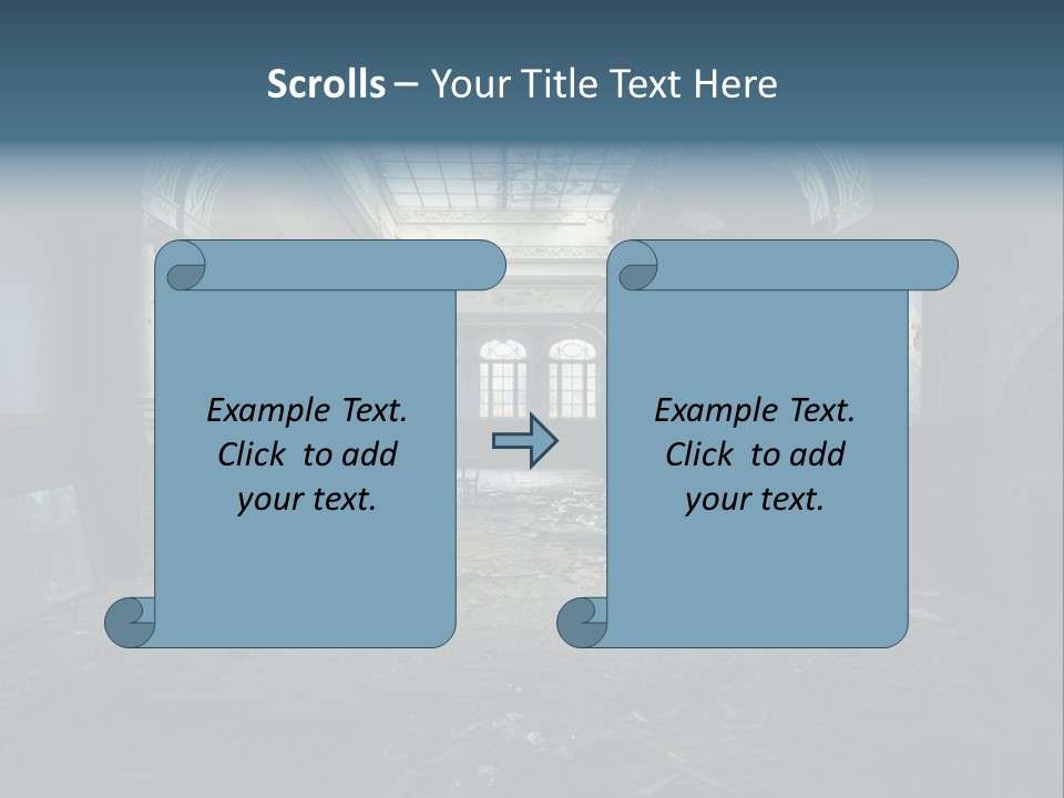 Vintage Broken Surreal PowerPoint Template