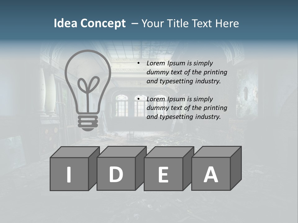 Vintage Broken Surreal PowerPoint Template