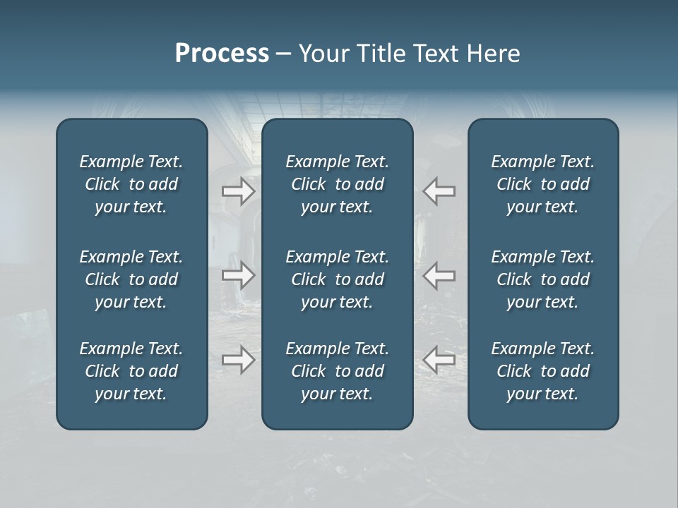 Vintage Broken Surreal PowerPoint Template