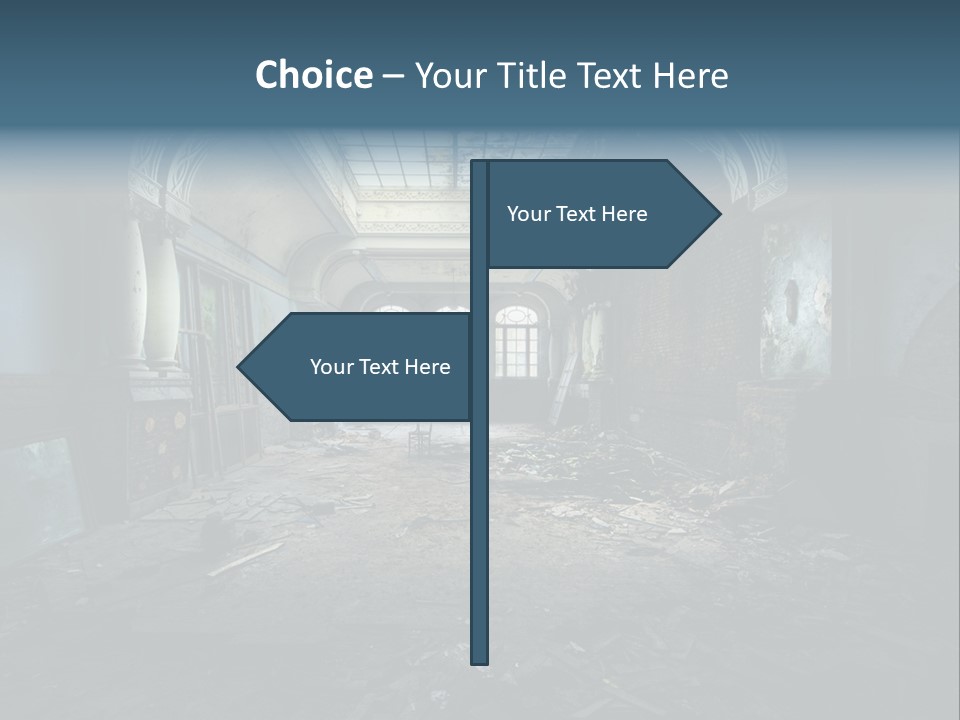 Vintage Broken Surreal PowerPoint Template