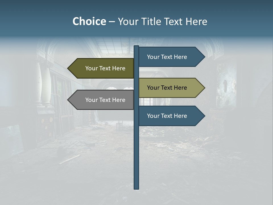 Vintage Broken Surreal PowerPoint Template