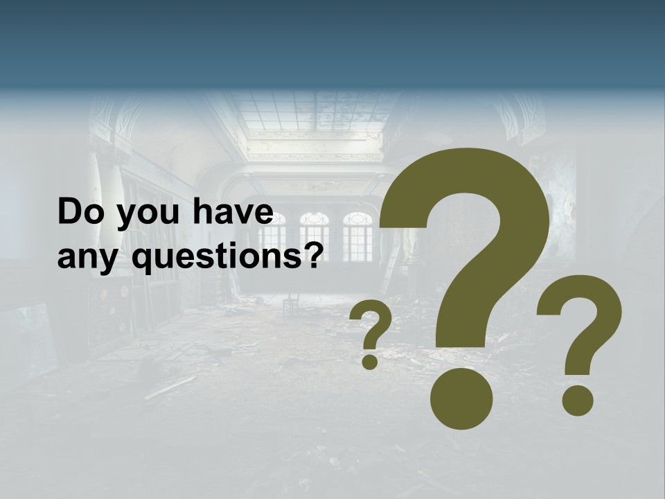 Vintage Broken Surreal PowerPoint Template