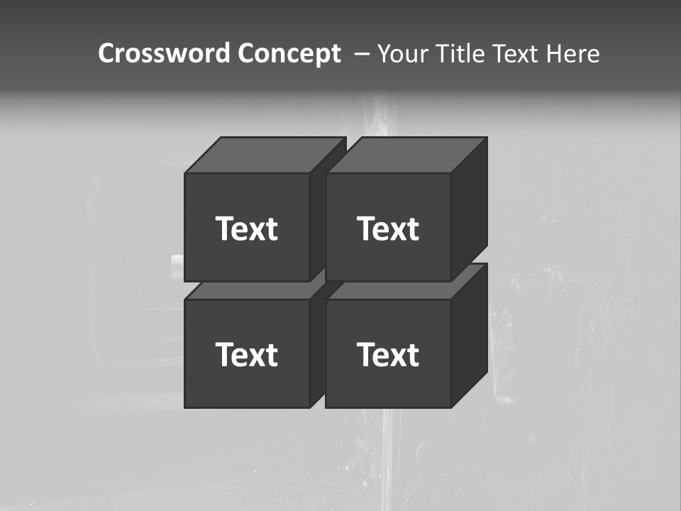 Haunted Monochromatic Darkness PowerPoint Template