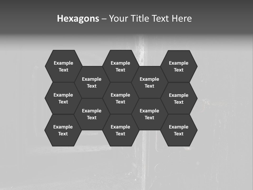 Haunted Monochromatic Darkness PowerPoint Template