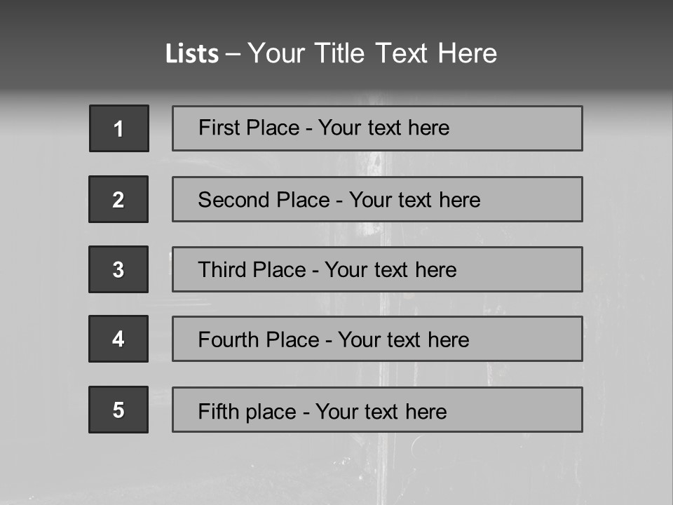 Haunted Monochromatic Darkness PowerPoint Template