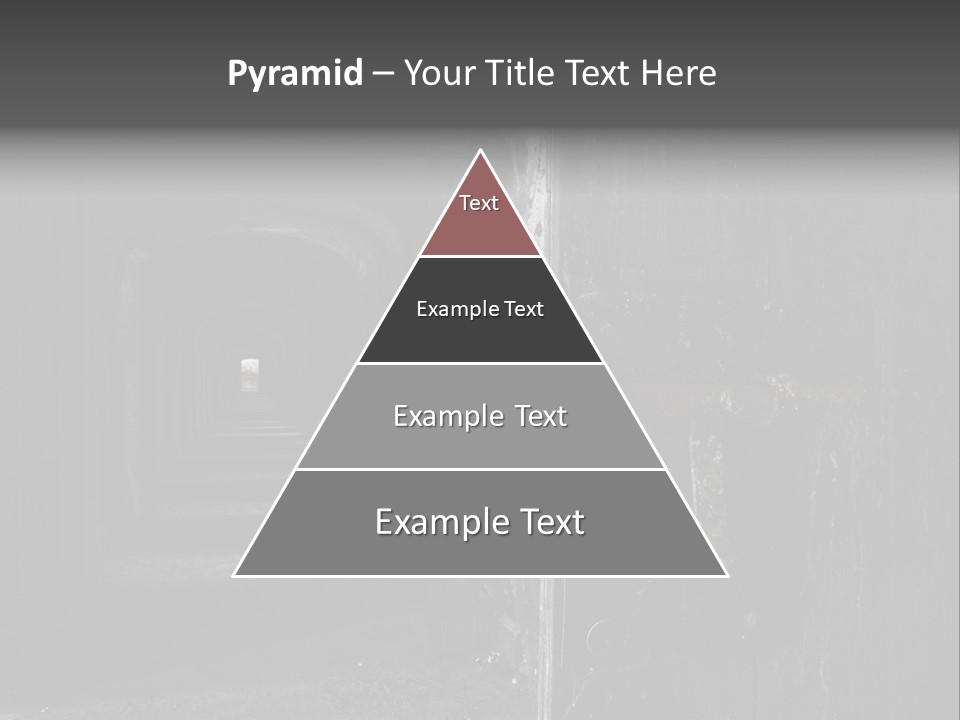 Haunted Monochromatic Darkness PowerPoint Template