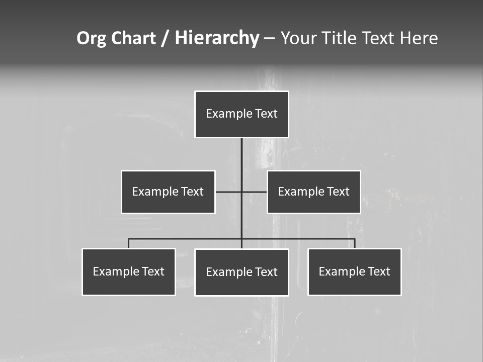 Haunted Monochromatic Darkness PowerPoint Template