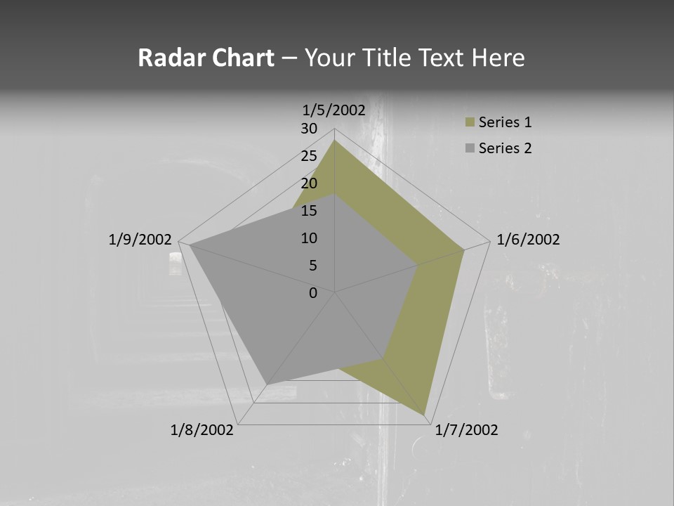 Haunted Monochromatic Darkness PowerPoint Template