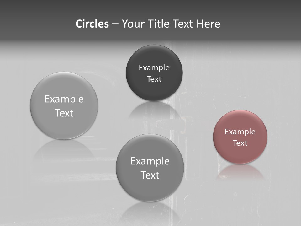 Haunted Monochromatic Darkness PowerPoint Template