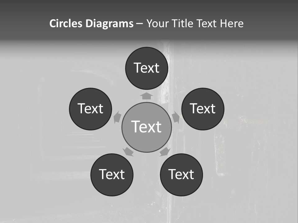 Haunted Monochromatic Darkness PowerPoint Template