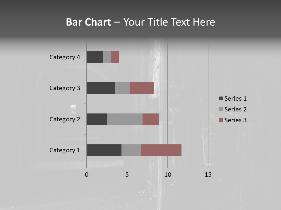 Haunted Monochromatic Darkness PowerPoint Template
