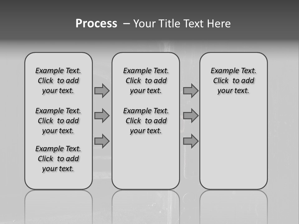 Haunted Monochromatic Darkness PowerPoint Template