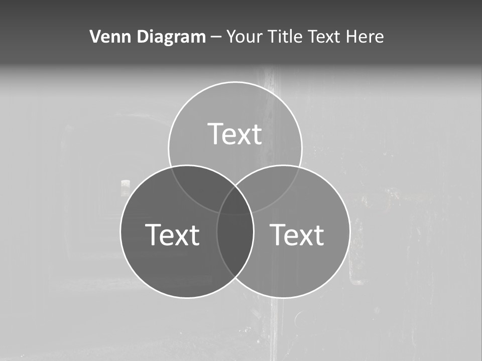 Haunted Monochromatic Darkness PowerPoint Template
