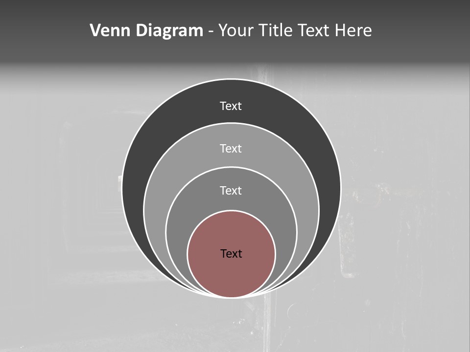 Haunted Monochromatic Darkness PowerPoint Template
