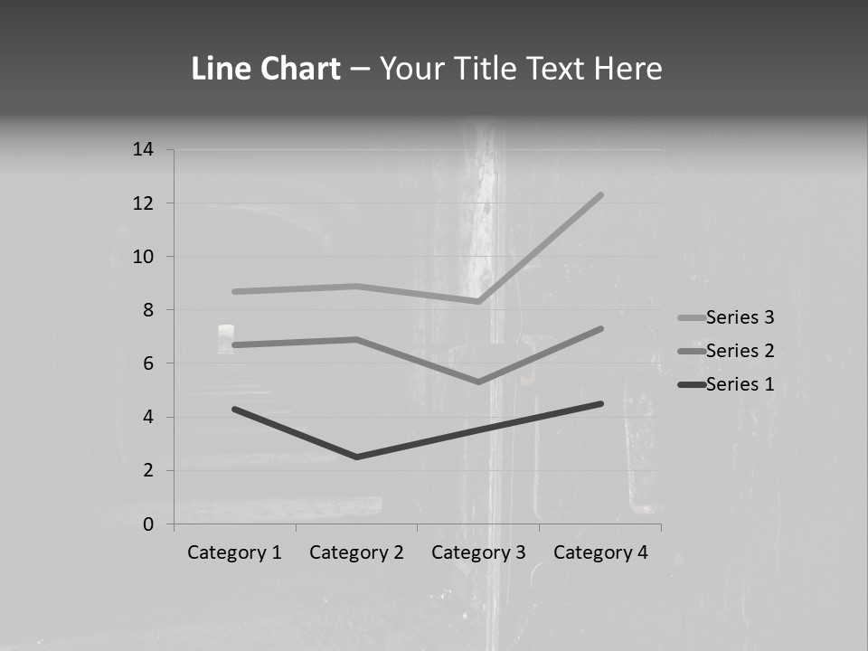 Haunted Monochromatic Darkness PowerPoint Template