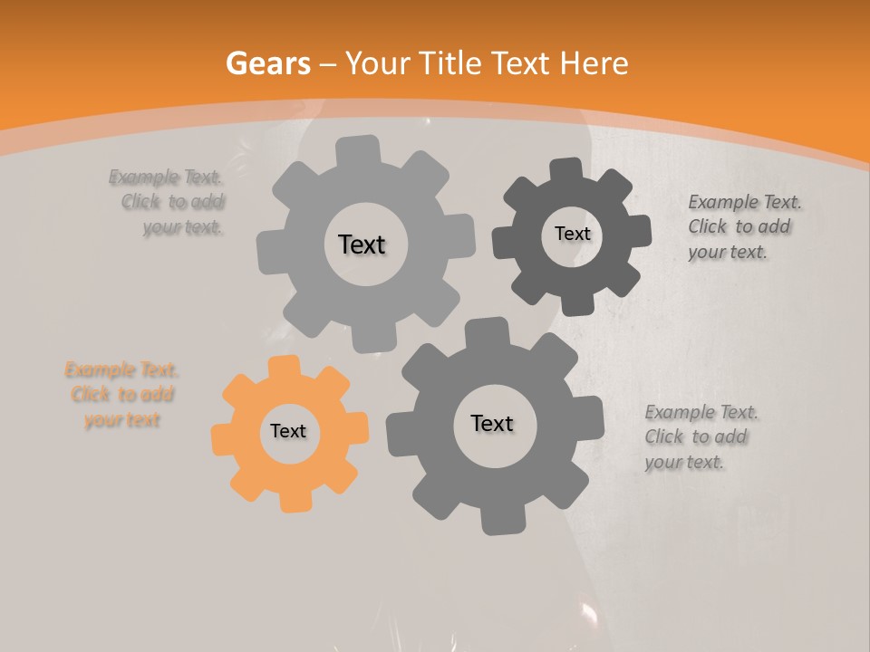 Futuriste Gants Nostalgie PowerPoint Template