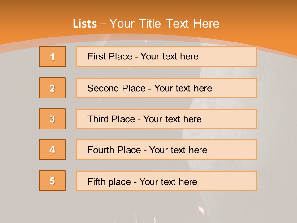 Futuriste Gants Nostalgie PowerPoint Template