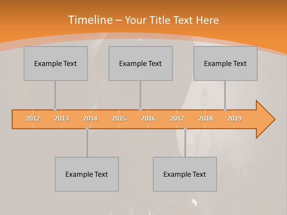 Futuriste Gants Nostalgie PowerPoint Template