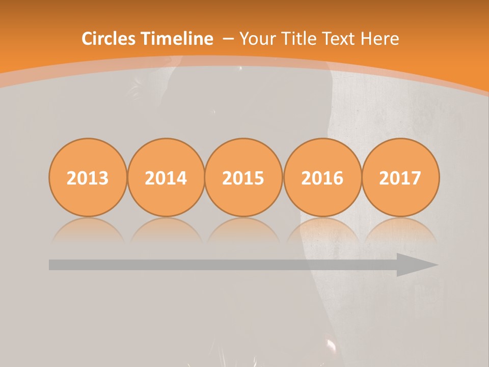 Futuriste Gants Nostalgie PowerPoint Template