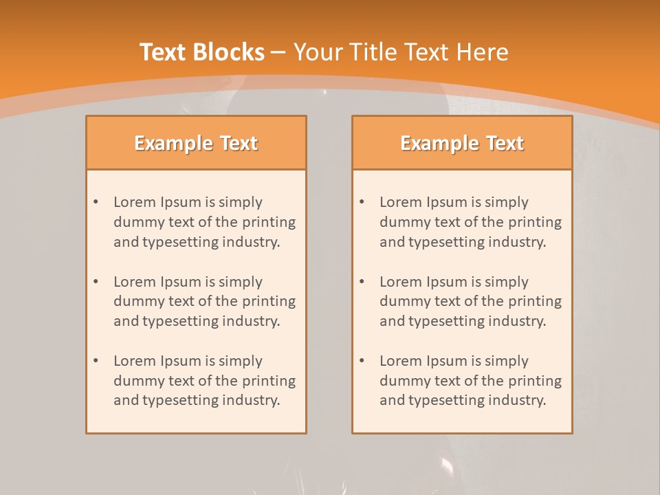 Futuriste Gants Nostalgie PowerPoint Template