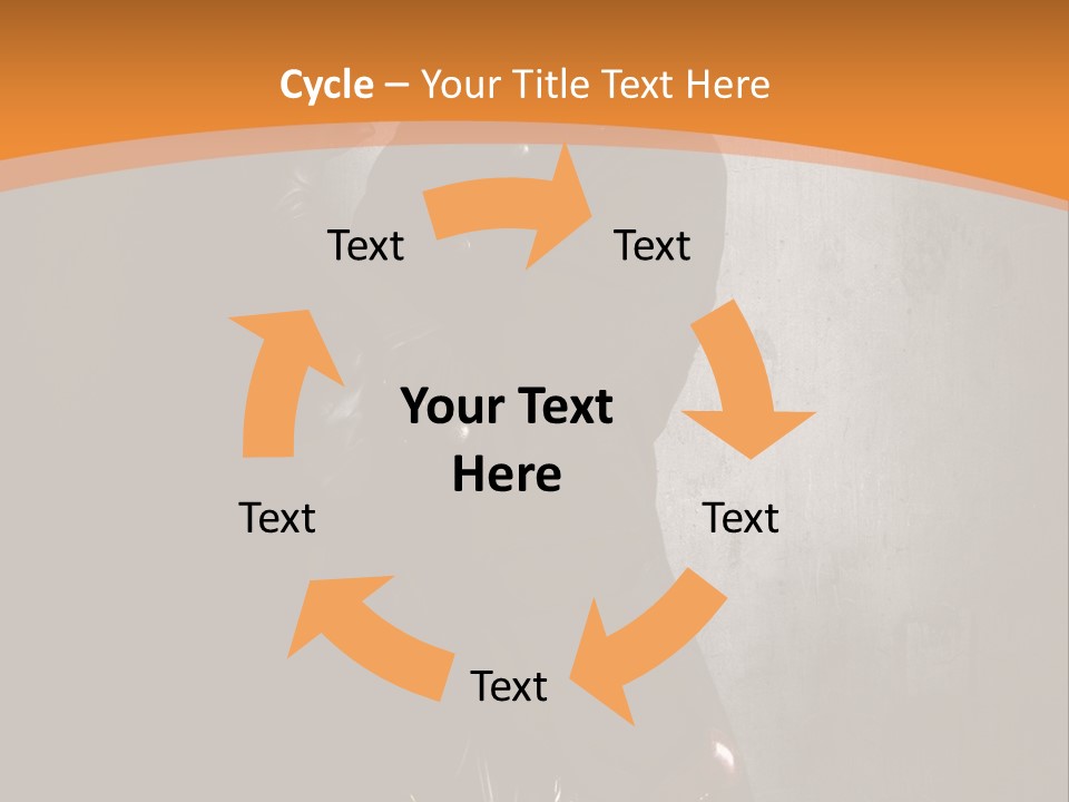 Futuriste Gants Nostalgie PowerPoint Template