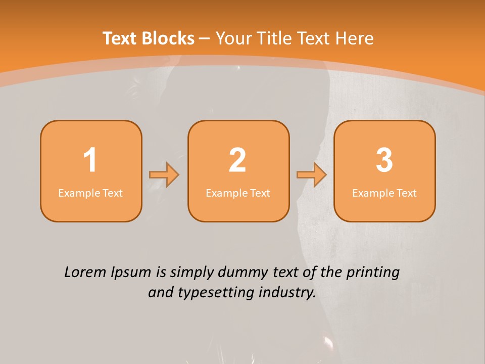 Futuriste Gants Nostalgie PowerPoint Template
