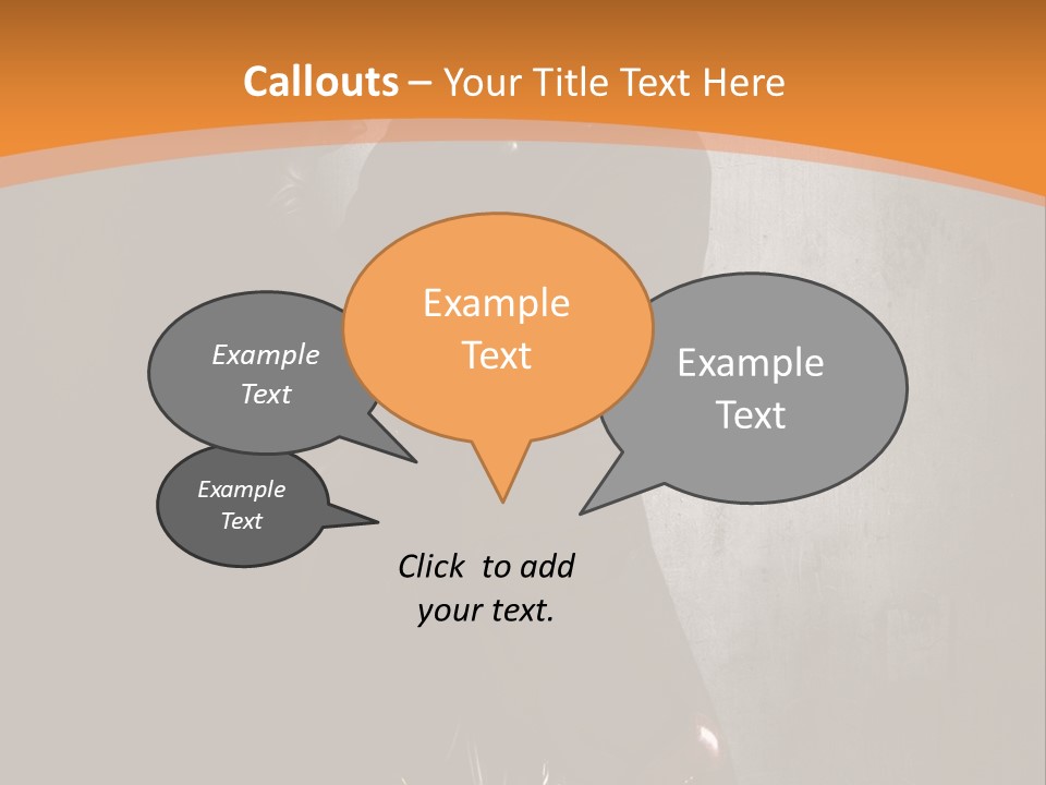 Futuriste Gants Nostalgie PowerPoint Template