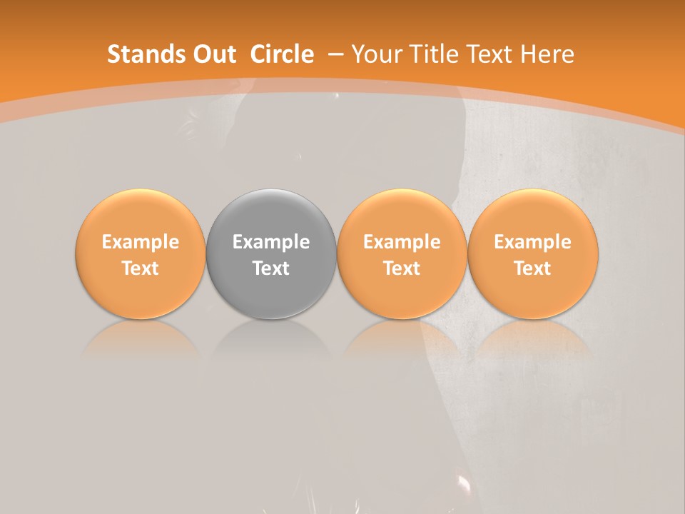 Futuriste Gants Nostalgie PowerPoint Template