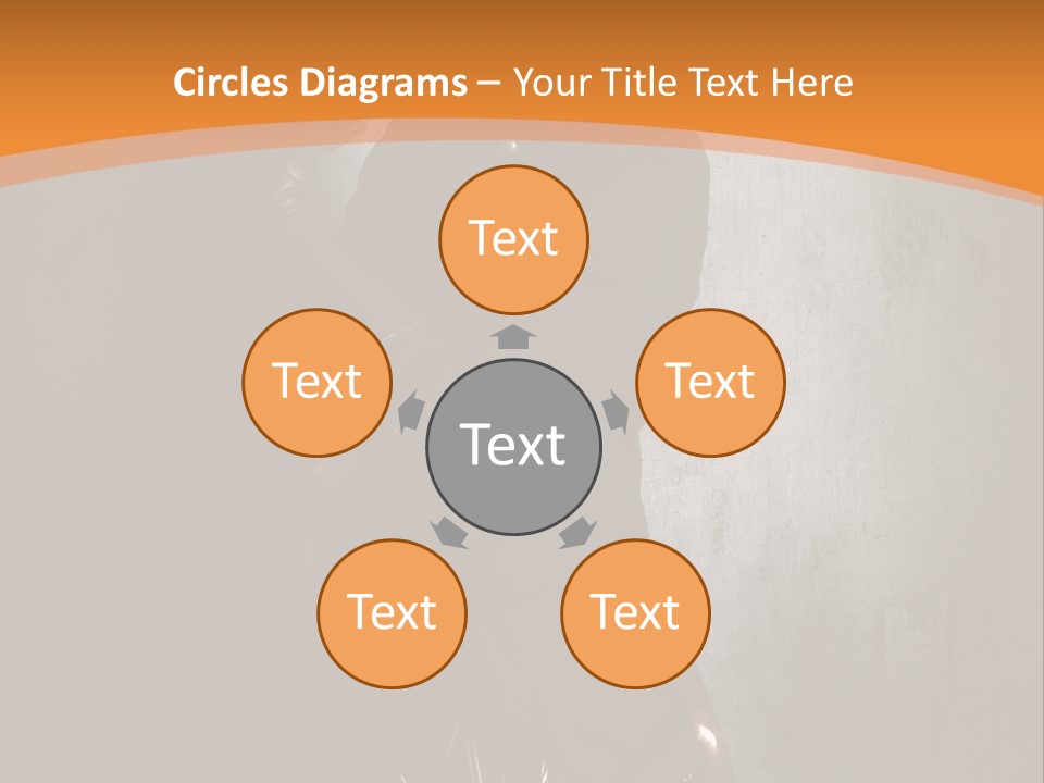 Futuriste Gants Nostalgie PowerPoint Template