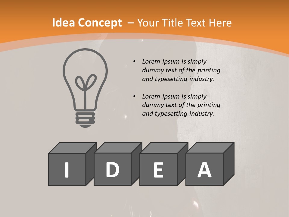 Futuriste Gants Nostalgie PowerPoint Template