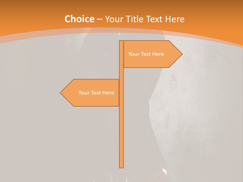 Futuriste Gants Nostalgie PowerPoint Template