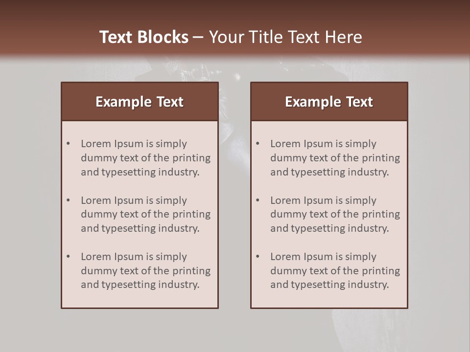 Concept Intemporel Film PowerPoint Template