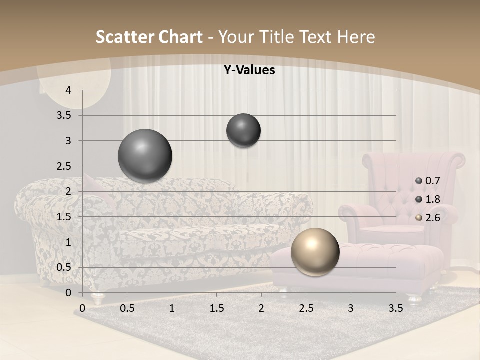 Pattern Home Sofa PowerPoint Template
