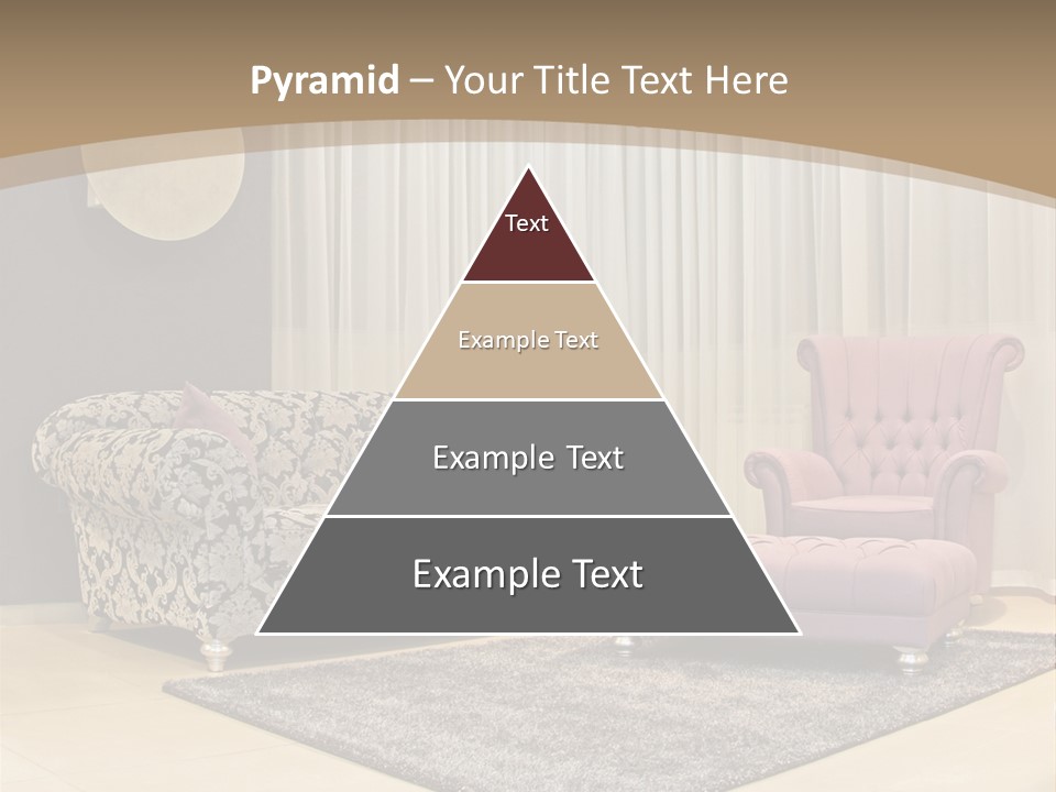 Pattern Home Sofa PowerPoint Template