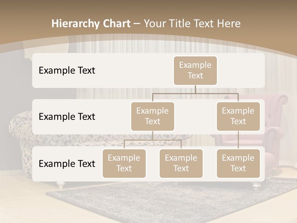 Pattern Home Sofa PowerPoint Template