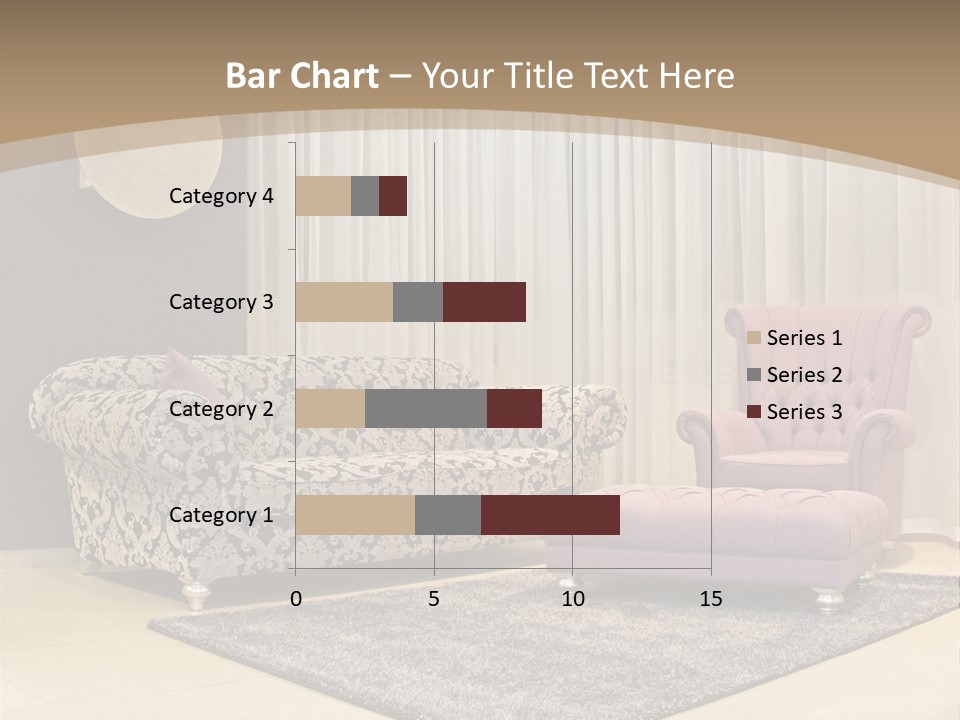 Pattern Home Sofa PowerPoint Template