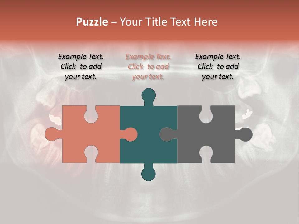 Skull Internal Jaw PowerPoint Template