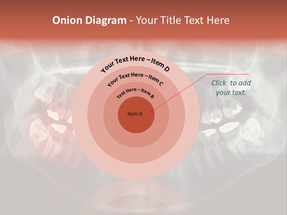 Skull Internal Jaw PowerPoint Template