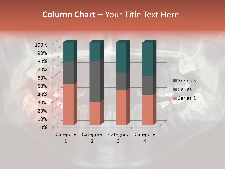 Skull Internal Jaw PowerPoint Template