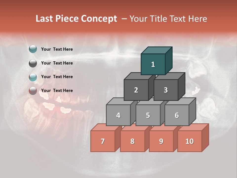 Skull Internal Jaw PowerPoint Template