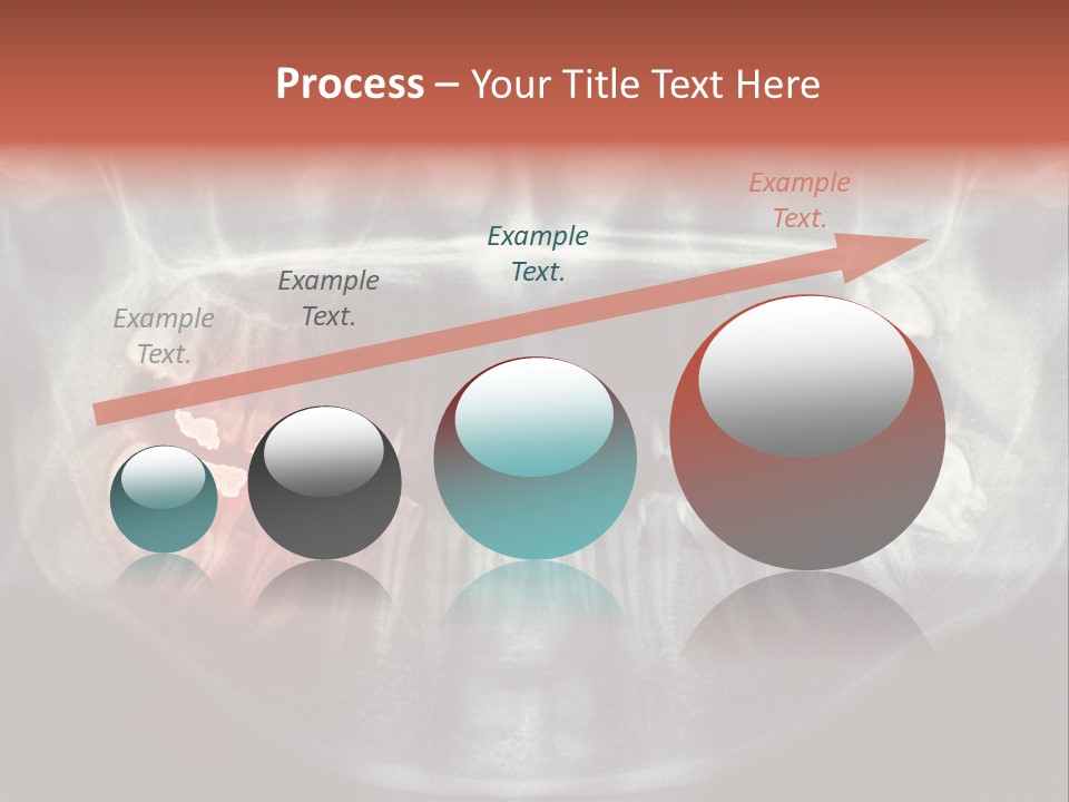 Skull Internal Jaw PowerPoint Template