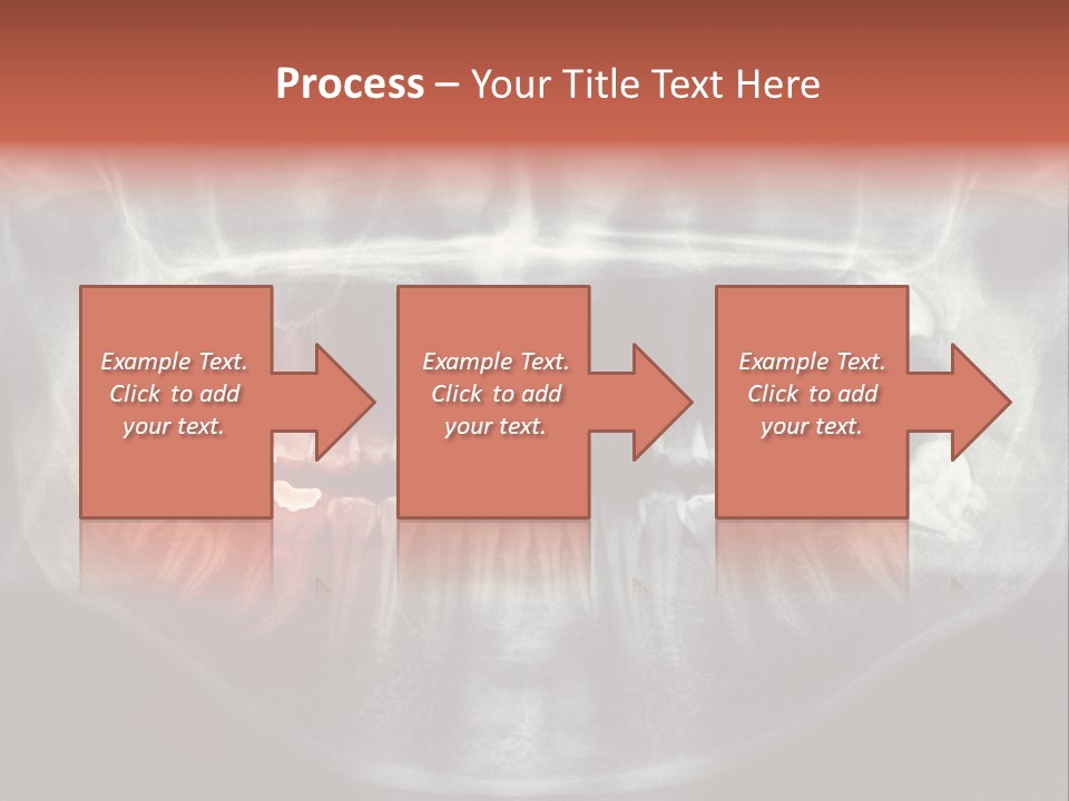 Skull Internal Jaw PowerPoint Template