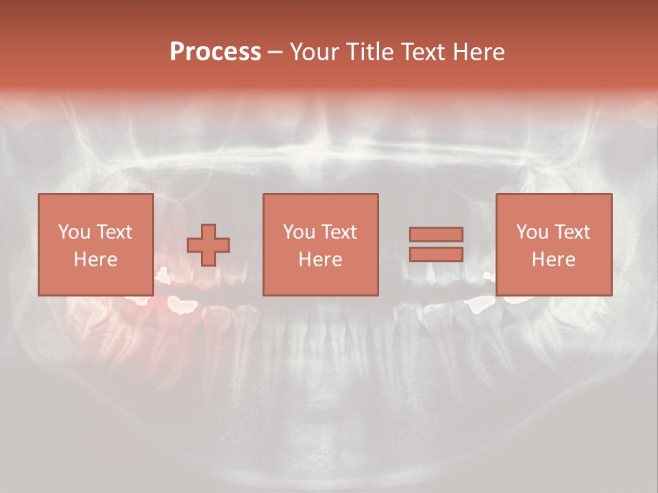 Skull Internal Jaw PowerPoint Template
