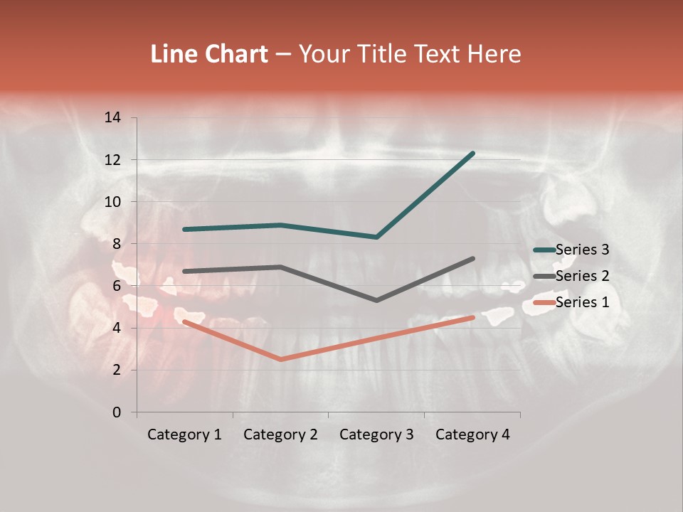 Skull Internal Jaw PowerPoint Template