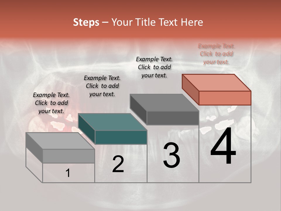 Skull Internal Jaw PowerPoint Template