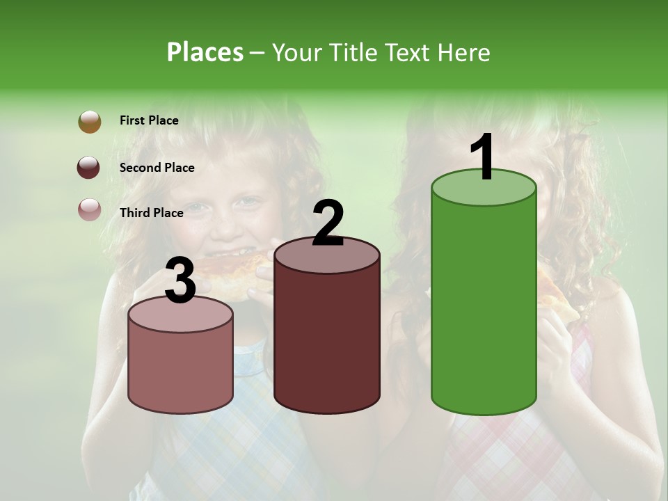 Red Meal Hair PowerPoint Template