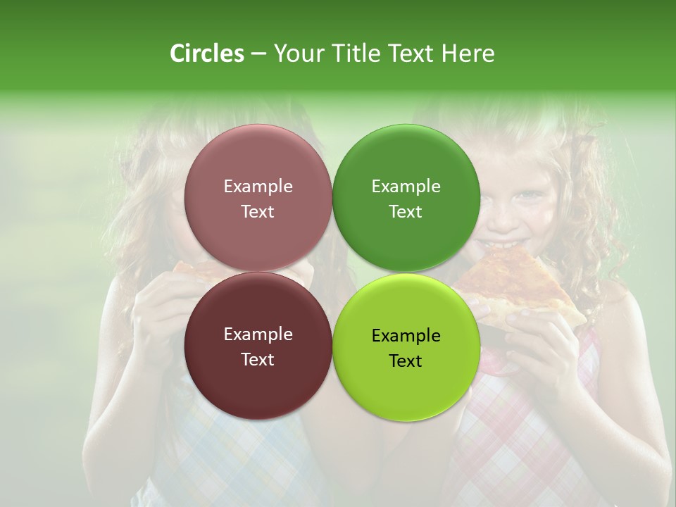 Red Meal Hair PowerPoint Template