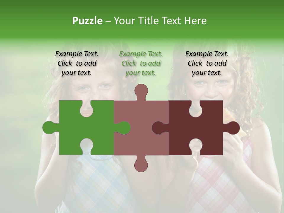 Red Meal Hair PowerPoint Template