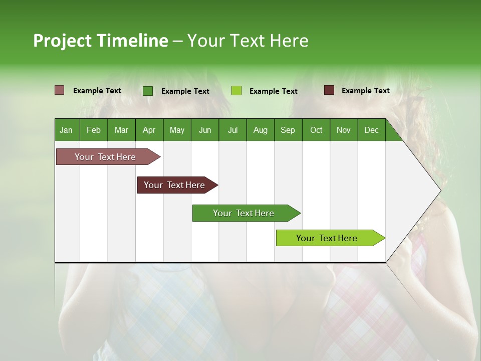 Red Meal Hair PowerPoint Template