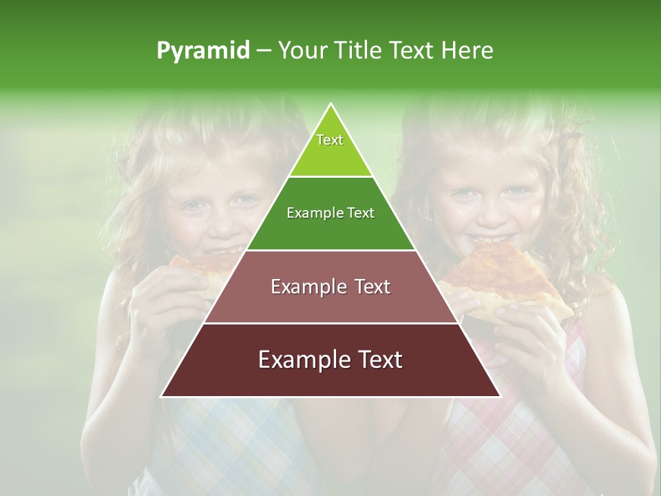 Red Meal Hair PowerPoint Template